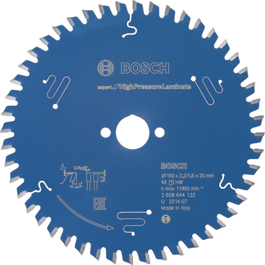        Bosch - ∅ 160 / 20 / 1.6 mm  48   Expert - 