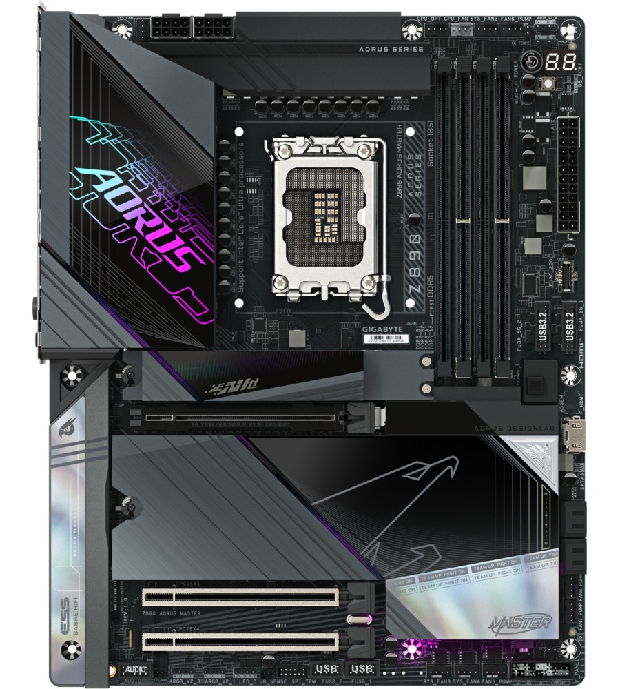 ����� ������ Gigabyte Z890 Aorus Master - LGA 1851, Intel Z890, DDR5, ATX - 