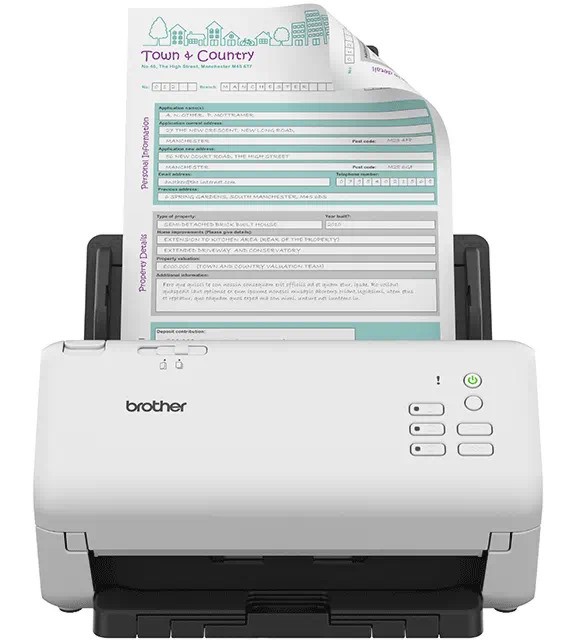 ������ Brother ADS-4300N - 600 x 600 dpi, ���������� ���������, ADF, USB - 