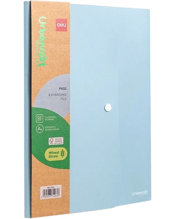 ����� 8 ��������� Deli EF632 - �� ������ A4 �� ������� Urbanroot - 