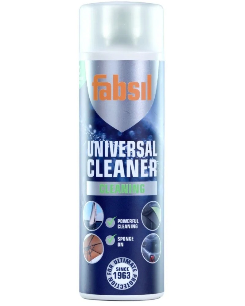 Препарат за почистване на палатки и екипировка Fabsil Universal Cleaner Препарат за почистване на палатки и екипировка Fabsil Universal Cleaner - 500 ml -