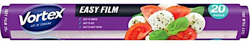 Стреч фолио за свежо съхранение Vortex Easy Film Стреч фолио за свежо съхранение Vortex Easy Film - 20 m -