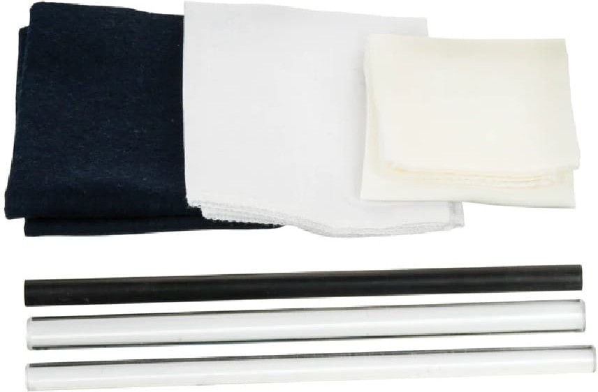 Електростатичен комплект пръчки за триене Електростатичен комплект пръчки за триене - образователен комплект