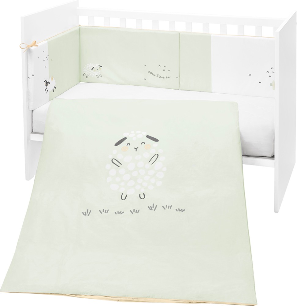 ������� ������ �������� 3 ����� � ��������� Kikka Boo EU Style - �� ����� 60 x 120 cm, �� ���������� Sleepy Sheep - �������