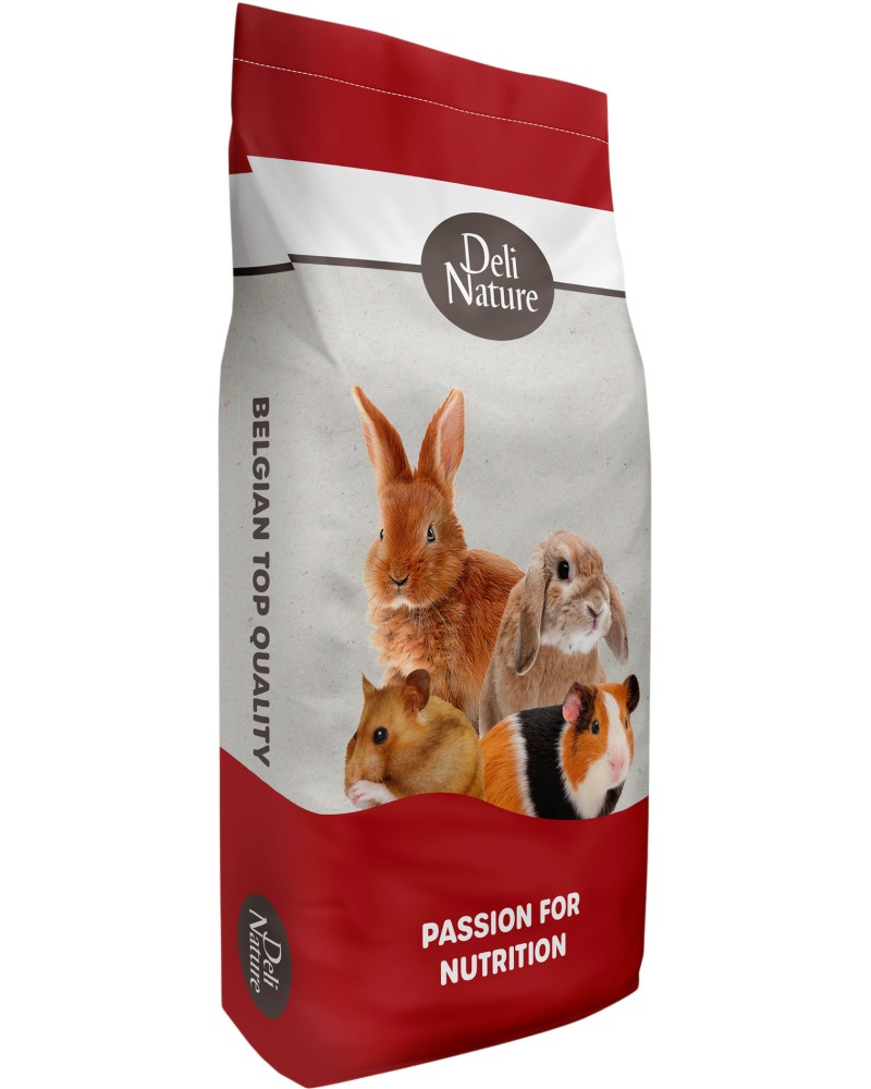 Храна за зайчета и гризачи Deli Nature Basic Храна за зайчета и гризачи Deli Nature Basic - 15 kg - храна