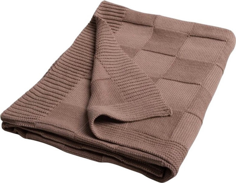 Бебешко плетено одеяло BabyMatex Square Checks Бебешко плетено одеяло BabyMatex Square Checks - 100% памук, 80 x 100 cm - продукт