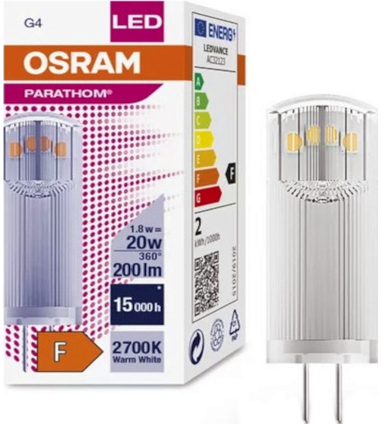 LED ������ Osram PIN CL 20 827 G4 1.8 W 2700K - 200 lm �� ������� Parathom - 