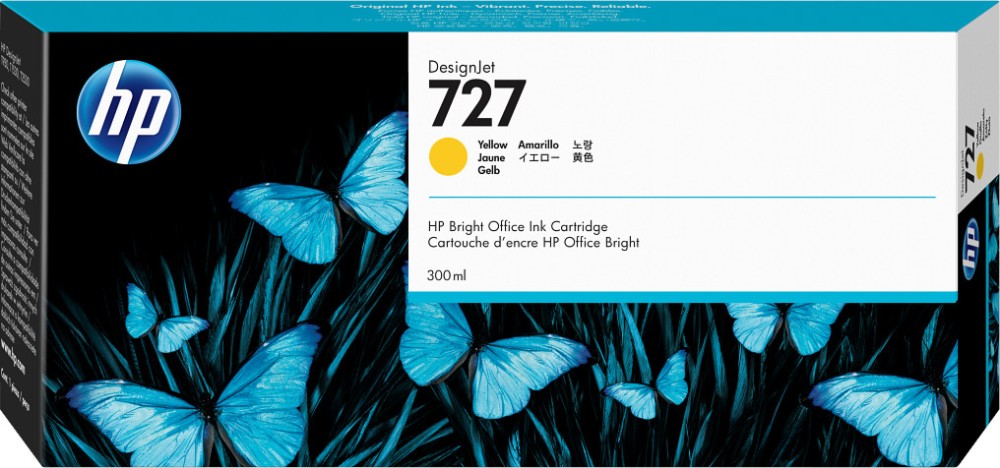   HP 727 Yellow - 300 ml - 