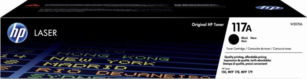 Тонер касета HP 117A Black Тонер касета HP 117A Black - 1000 страници -