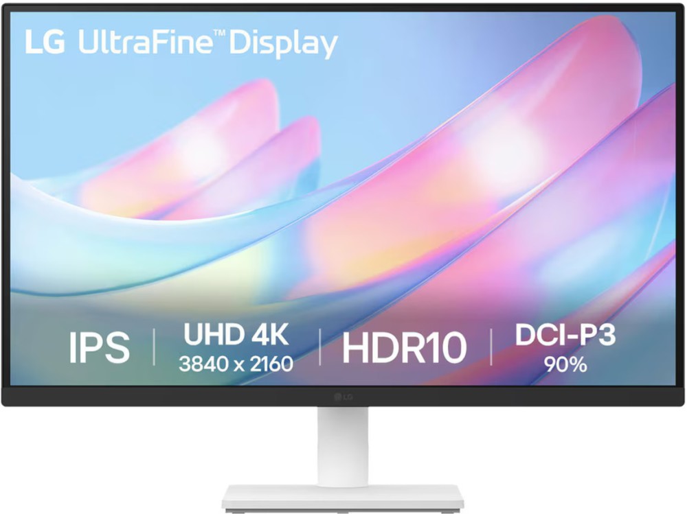 ������� LG 27US500-W - 27", IPS, 60 Hz, 16:9, 3840 x 2160, 5 ms, 2 x HDMI, DisplayPort - 