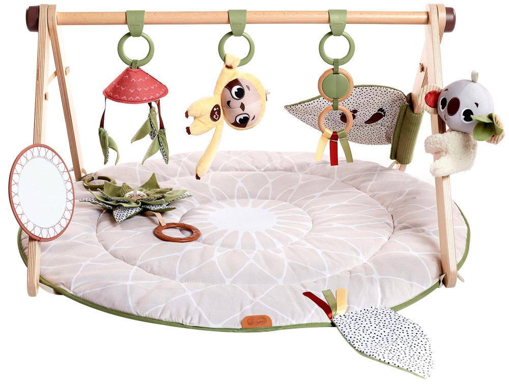 Активна гимнастика Tiny Love Luxe Gymini Активна гимнастика Tiny Love Luxe Gymini - С 12 фото карти и музикални ефекти, от серията Boho Chic - продукт