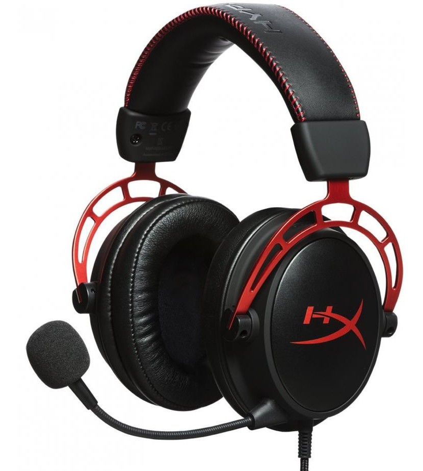 Гейминг слушалки HyperX Cloud Alpha Гейминг слушалки HyperX Cloud Alpha - С кабел с 3.5 mm жак и USB -