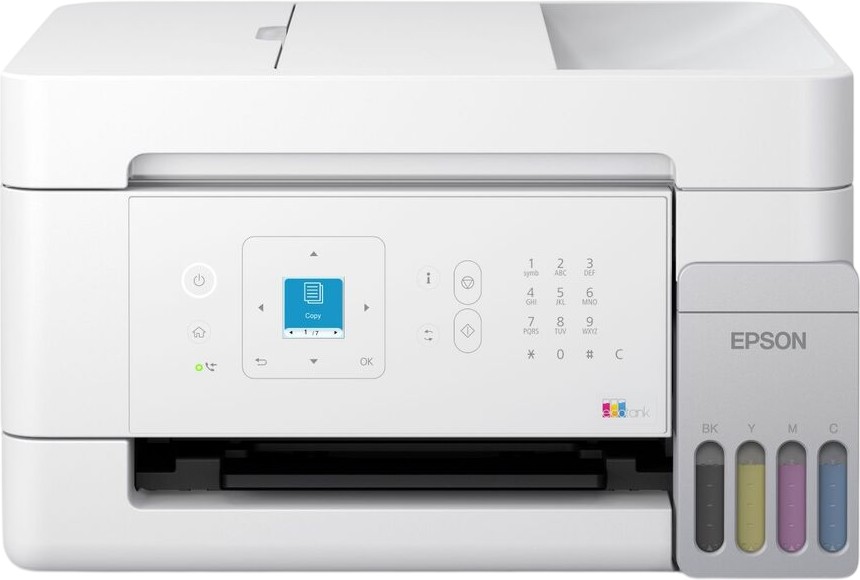 Мултифункционално мастиленоструйно устройство Epson EcoTank L5396 Мултифункционално мастиленоструйно устройство Epson EcoTank L5396 - Цветен принтер / копир / скенер, 5760 x 1440 dpi, 33 pages/min, LCD Display, USB, Wi-Fi, A4 -
