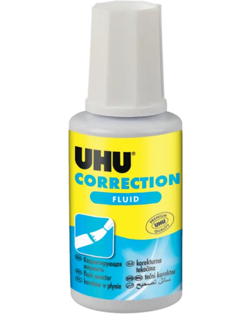 Течен коректор UHU Течен коректор UHU - 20 ml -