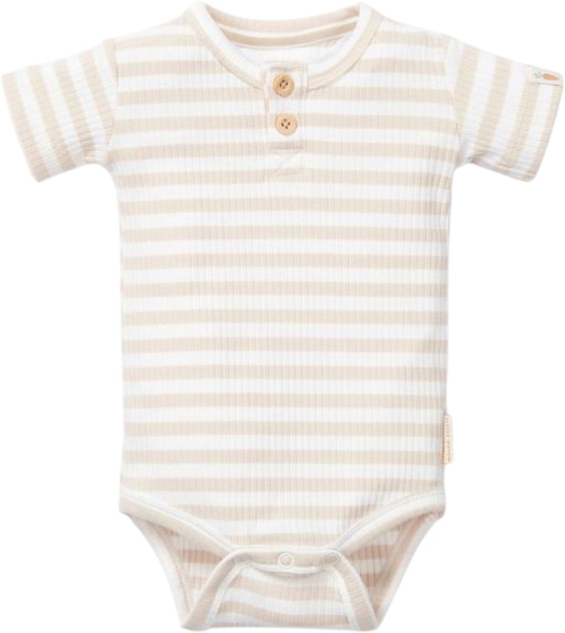      Little Dutch Stripe Sand & White -   Newborn Naturals - 