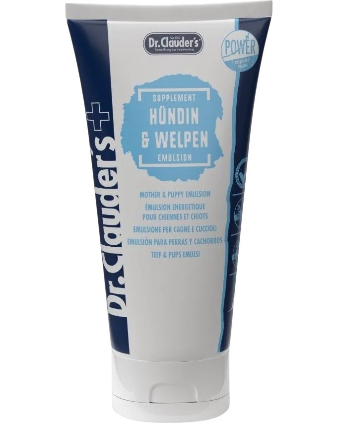 Паста за бременни или кърмещи кучета Dr.Clauder's Pro Life Mother & Puppy Emulsion Паста за бременни или кърмещи кучета Dr.Clauder's Pro Life Mother & Puppy Emulsion - 150 g - храна
