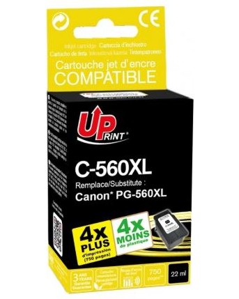 ������ � ������� �� ������� UPrint PG-560XL Black - 750 �������� - 