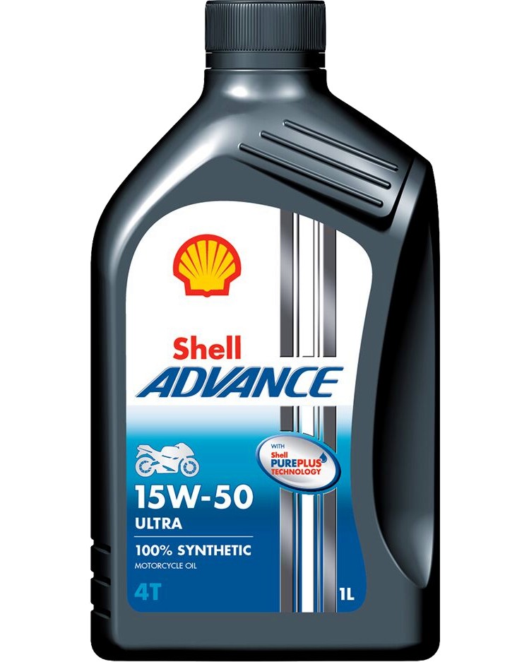   4T Shell Ultra 15W-50 - 1 l   Advance - 