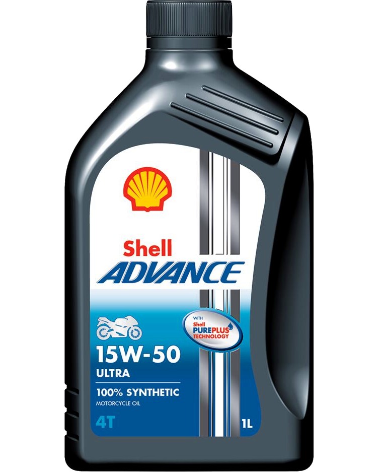 Моторно масло 4T Shell Ultra 15W-50 Моторно масло 4T Shell Ultra 15W-50 - 1 l от серията Advance -