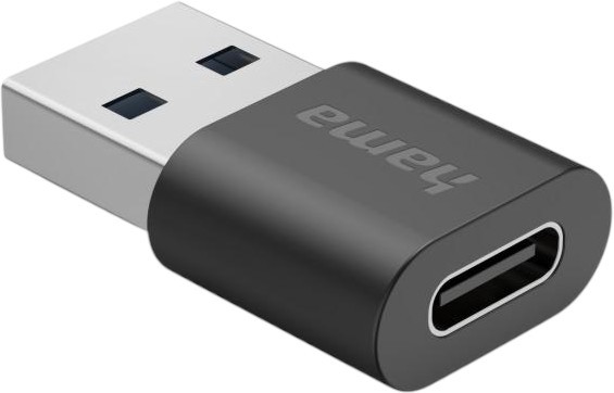  USB-A 3.2 Gen 1 male  USB-C female Hama - 10 Gbit/s - 