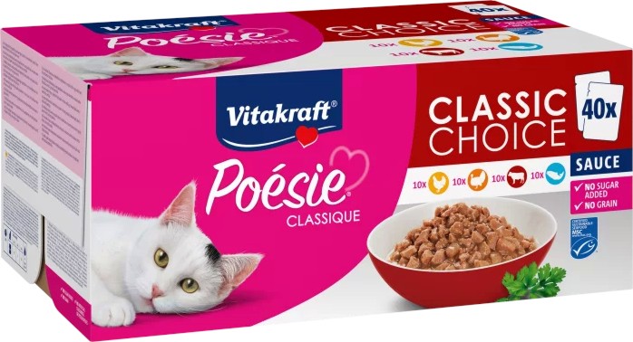    Vitakraft Big Pack Classic Choice - 40 x 85 g,  , ,     ,   Poesie - 