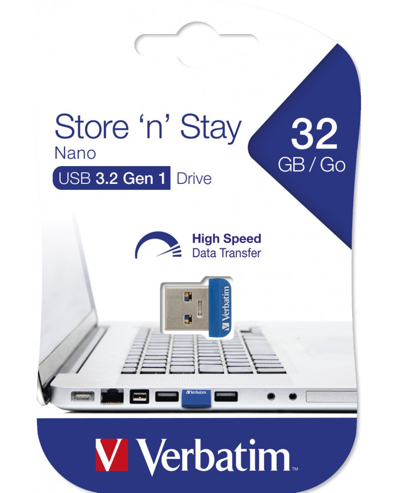 USB-A 3.2 Gen 1 флаш памет 32 GB Verbatim Store 'n' Stay USB-A 3.2 Gen 1 флаш памет 32 GB Verbatim Store 'n' Stay -