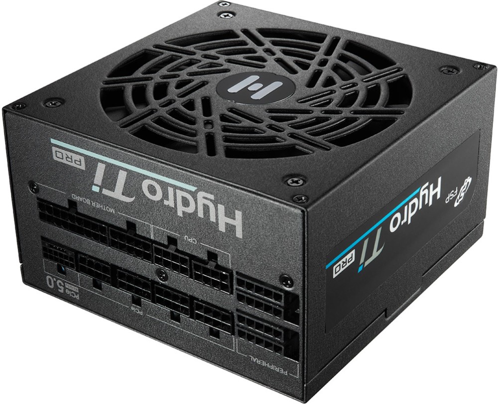Захранване FSP Hydro TI Pro Захранване FSP Hydro TI Pro - 1000 W, 80 Plus Titanium, ATX 3.1 -