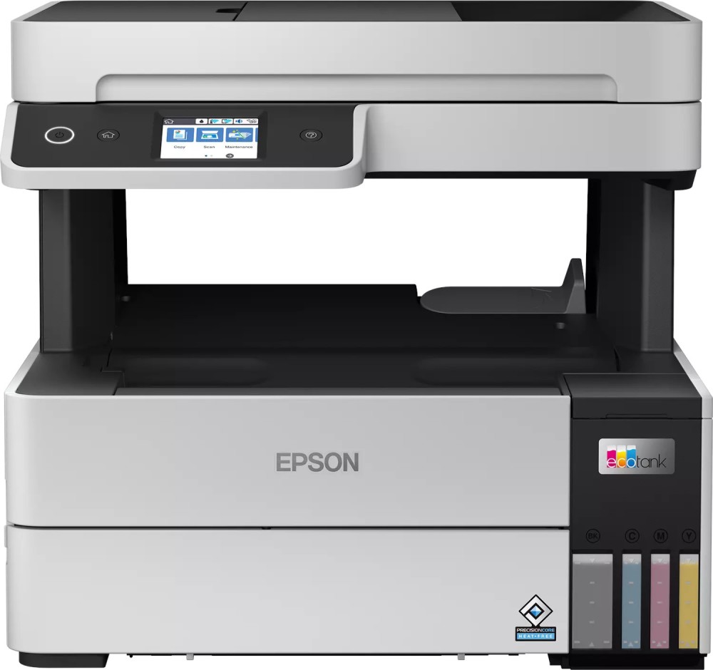 Мултифункционално мастиленоструйно устройство Epson EcoTank L6460 Мултифункционално мастиленоструйно устройство Epson EcoTank L6460 - Цветен принтер / копир / скенер, 4800 x 1200 dpi, 37 pages/min, USB, Wi-Fi, A4, ADF, двустранен печат -