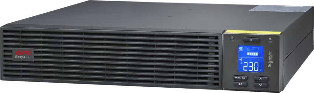 Непрекъсваемо токозахранващо устройство APC Easy UPS SRV1KRIRK-E Непрекъсваемо токозахранващо устройство APC Easy UPS SRV1KRIRK-E - 1000 VA, 900 W, 3 x IEC 60320 C13, 1 x IEC 60320 C19, USB, RS232, On-Line -