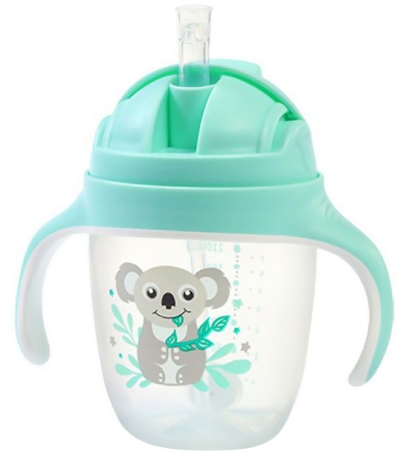      BabyOno Sippy Cup - 240 ml,   Be Active, 6+  - 