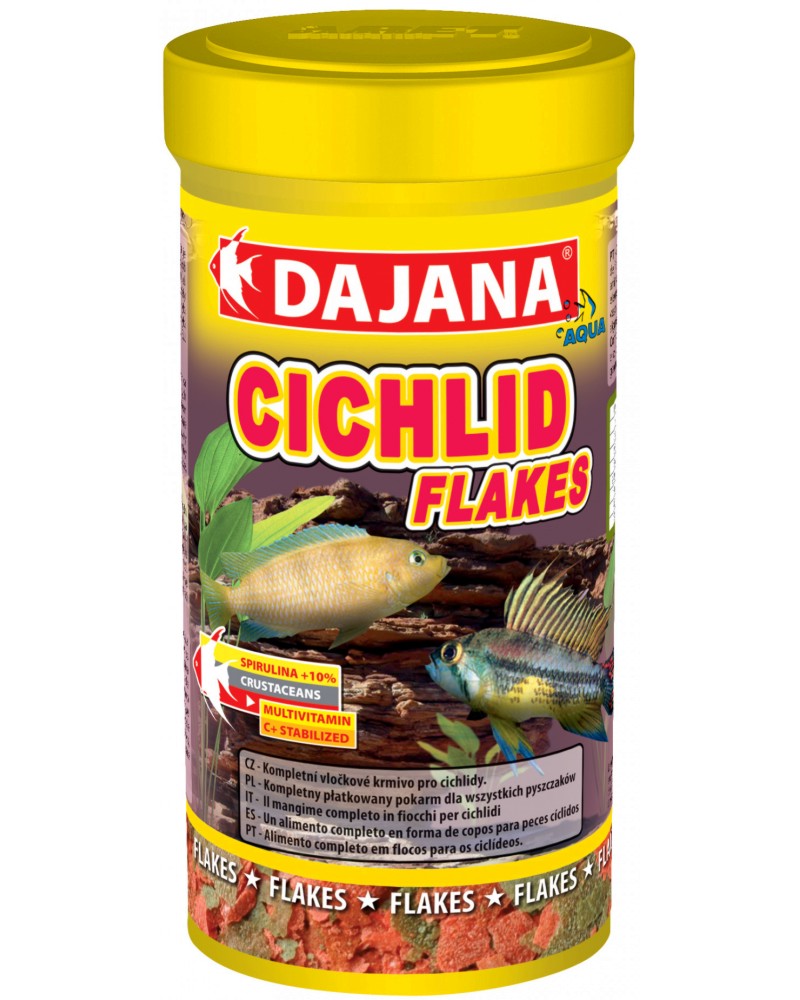    DAJANA PET Cichlid Flakes - 100 g - 