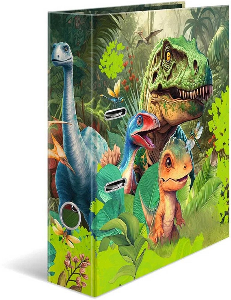   2  HERMA -  -   A4      7 cm   Dino World - 
