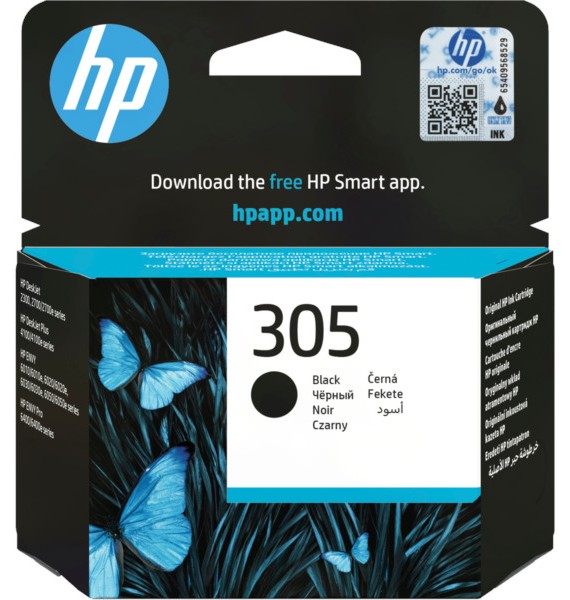 Касета с мастило за принтер HP 305 Black Касета с мастило за принтер HP 305 Black - 120 страници -
