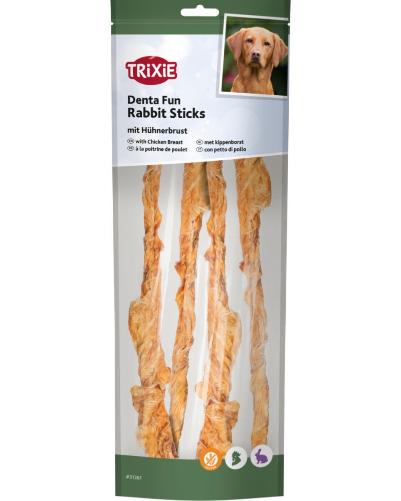 �������� ������� �� ������ Trixie Sticks - 100 g, ��� ������ ���� � ������� �����, �� ������� Denta Fun - �����