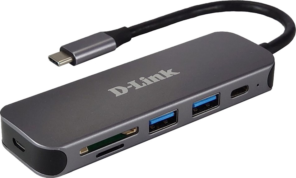 Докинг станция USB-C D-Link DUB-2325 Докинг станция USB-C D-Link DUB-2325 - 5 порта -
