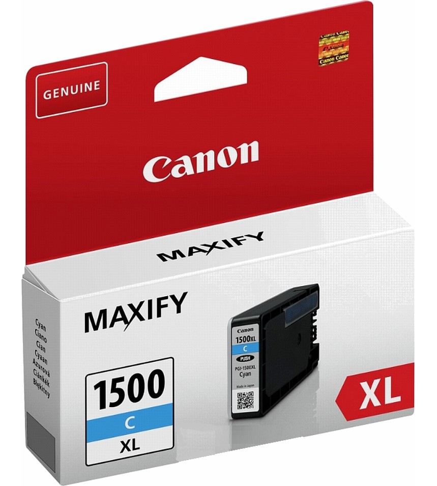 Тонер касета Canon PGI-1500XL Cyan Тонер касета Canon PGI-1500XL Cyan - 1020 страници -