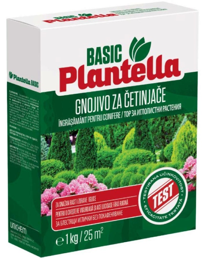 Гранулиран тор за иглолистни растения Plantella Гранулиран тор за иглолистни растения Plantella - 1 kg от серията Basic -