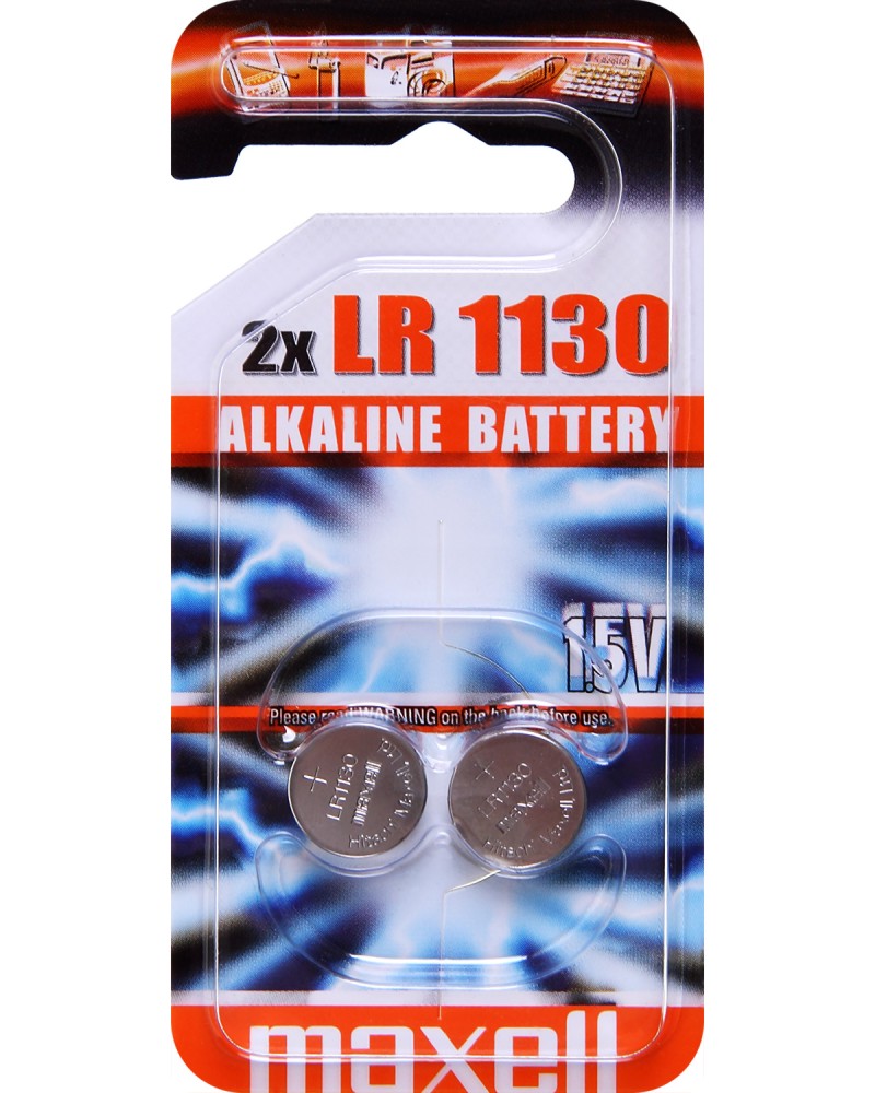 Бутонна батерия SR54 / LR1130 - Алкална 1.5 V - 2 броя - батерия