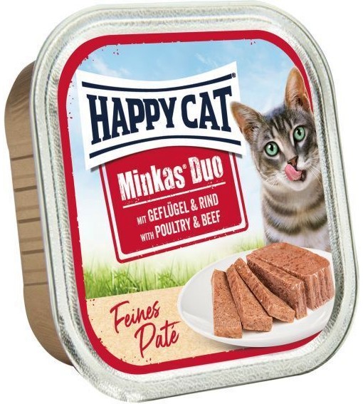 ������ �� ����� Happy Cat Duo - 100 g, � ����� ���� � �������, �� ������� Minkas, � ����� ������� - �����