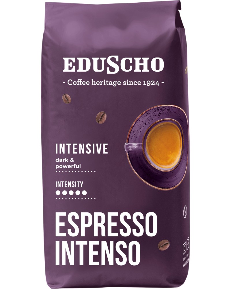 Кафе на зърна EDUSCHO Espresso Intenso Кафе на зърна EDUSCHO Espresso Intenso - 1 kg - напитка