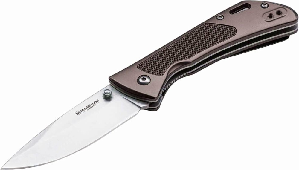   Boker Advance Checkering Dark Bronze -   Magnum - 