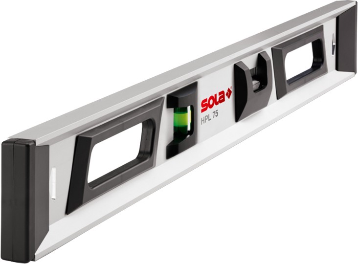 Алуминиев нивелир Sola HPL 75 Алуминиев нивелир Sola HPL 75 - 75 cm с 2 либели -