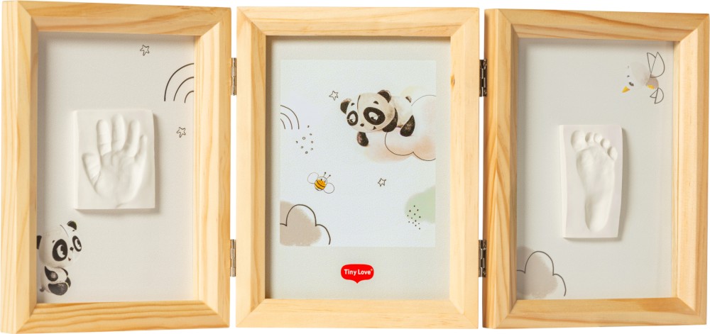       Tiny Love Double Frame Wooden -   Tiny Creations - 