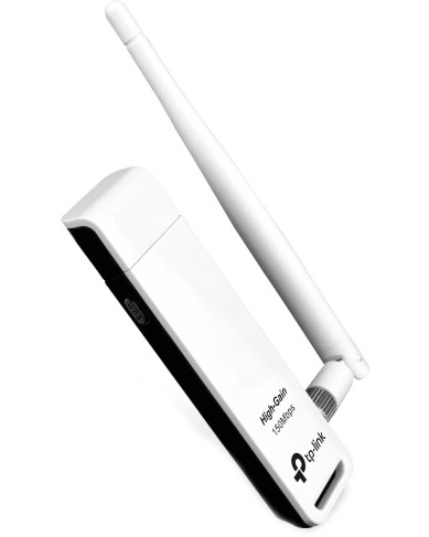 Безжичен адаптер TP-Link TL-WN722N Безжичен адаптер TP-Link TL-WN722N - С 1 антена, с USB -