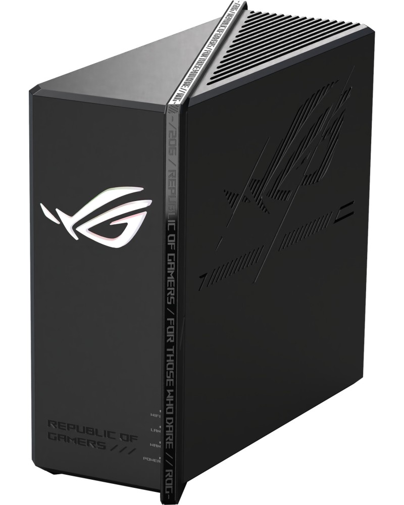 Рутер ASUS ROG Strix GS-BE18000 Рутер ASUS ROG Strix GS-BE18000 - 2.4 GHz (688Mbps), 5 GHz (5764 Mbps), 6 GHz (11529 Mbps) -