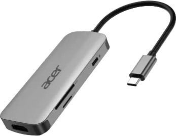   USB-C Acer - 6  (1 x HDMI, 3 x USB 3.2, 1 x USB-C PD, 1 x SD) - 