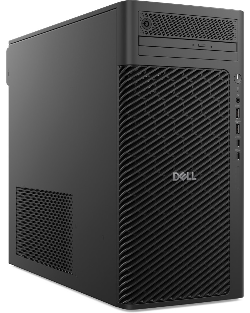 Настолен компютър Dell Pro Max Tower T2 FCT2250 Настолен компютър Dell Pro Max Tower T2 FCT2250 - Intel Core Ultra 7 265 1.8 GHz, 32 GB RAM DDR5, 1 TB SSD, NVIDIA A1000, Windows 11 Pro -