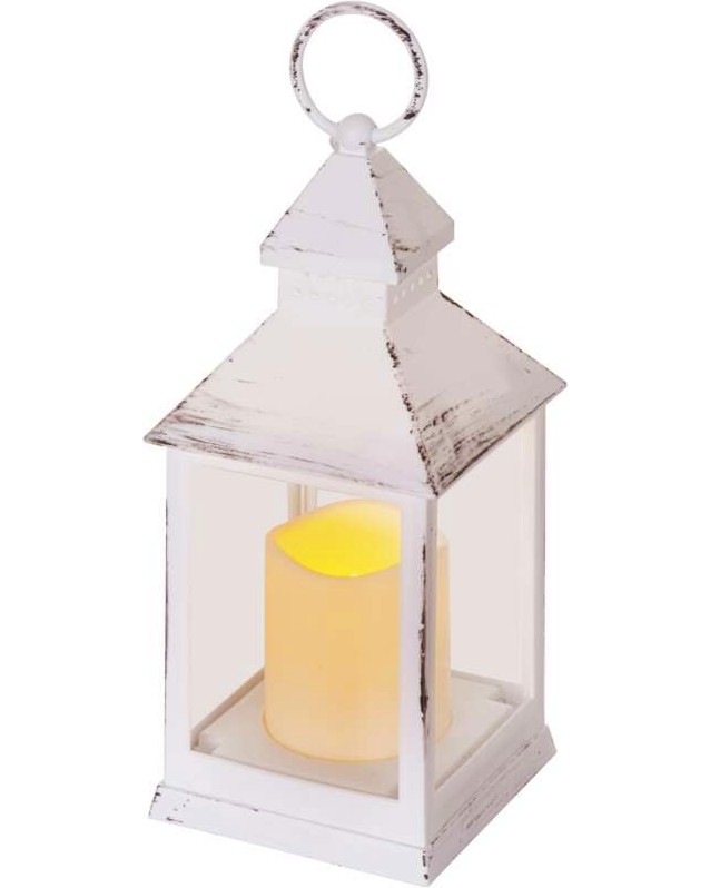 Коледен LED фенер със свещ Emos DCLV01 Коледен LED фенер със свещ Emos DCLV01 - С размери 10.5 x 24 cm -