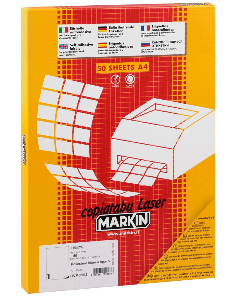       Markin - 50     210 x 297 mm - 