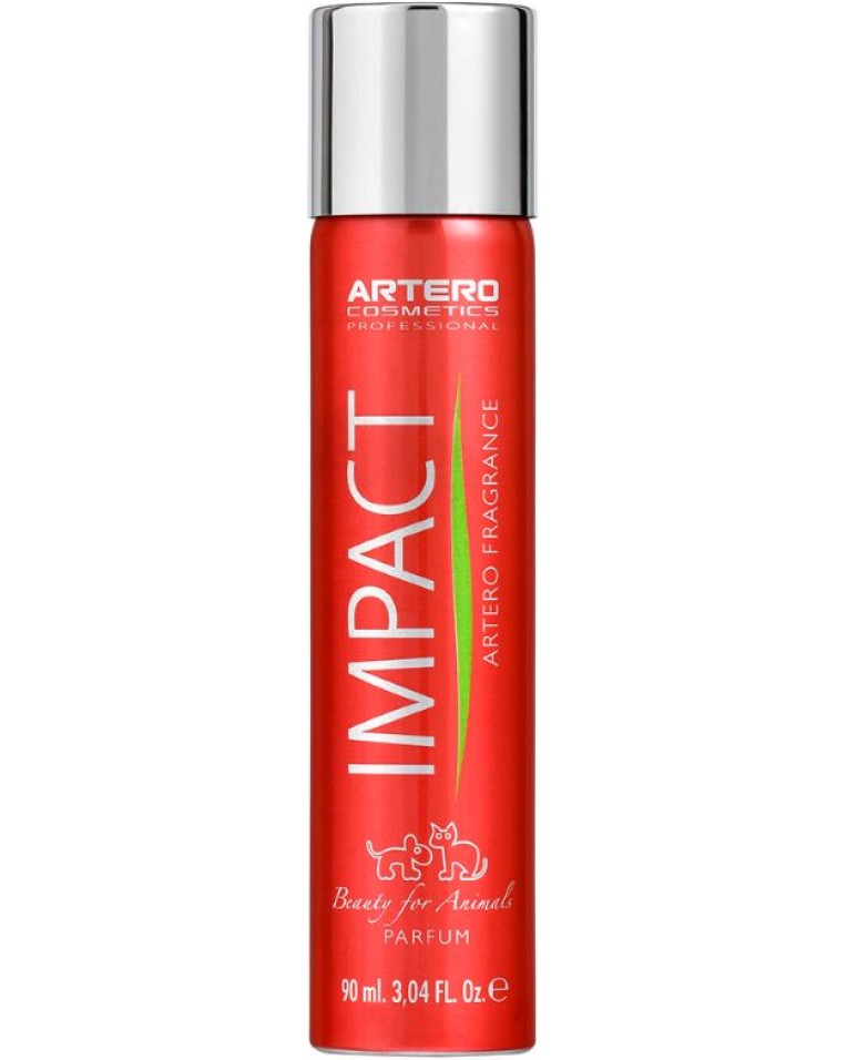 Парфюм за кучета и котки ARTERO Impact Парфюм за кучета и котки ARTERO Impact - 90 ml, с флорален и плодов аромат - парфюм